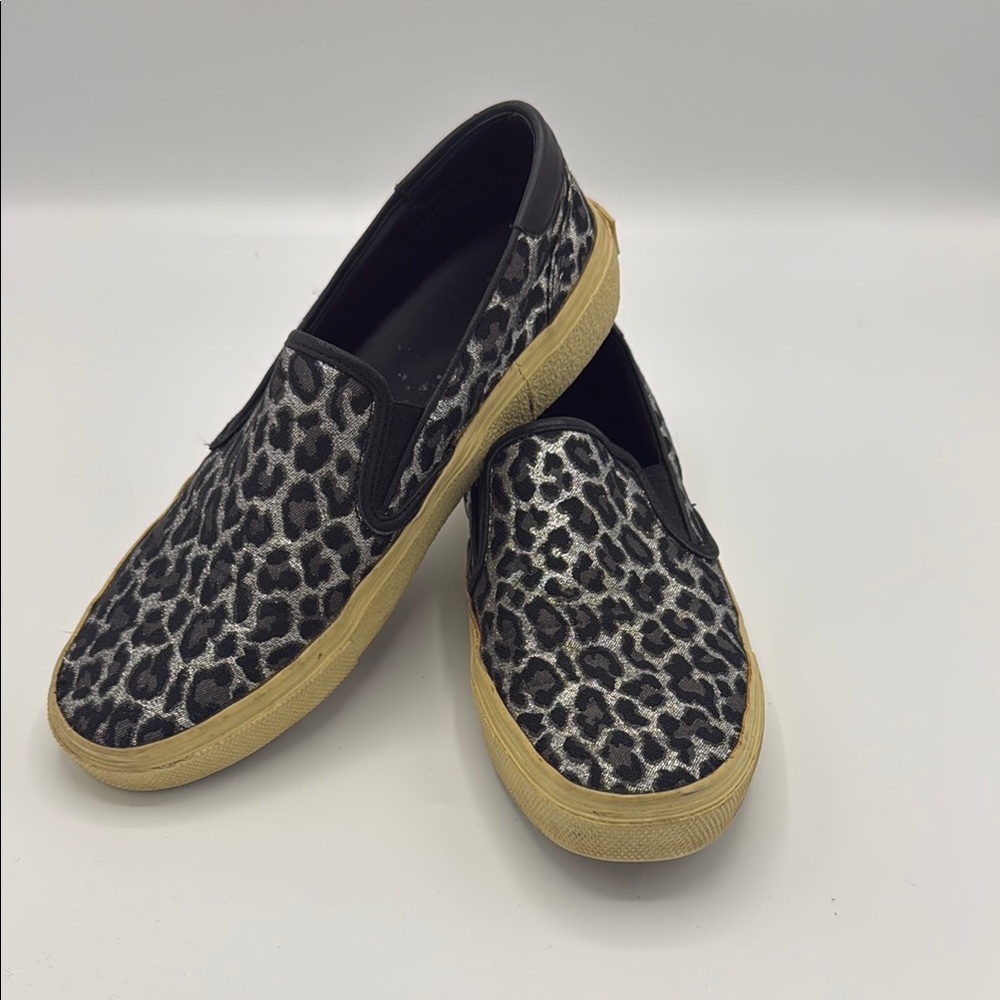 Leopard Print Slip-On Sneakers - Picture 3 of 12